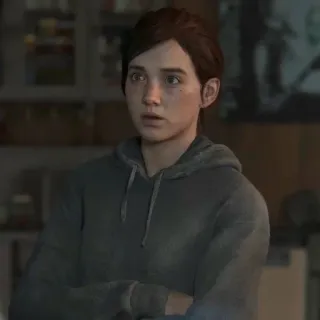 🪶 Ellie Williams The Last of Us элли, the last of us, tlou, видеоигра, персонаж telegram sticker