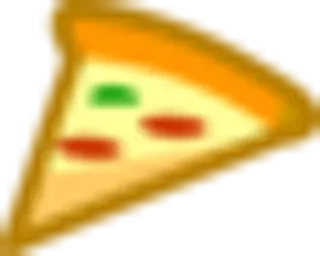 🍕 pizza, food, slice, italian whatsapp sticker