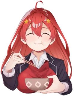 🍓 Аниме, Еда, Кавай, Еда, Персонаж, Иллюстрация telegram sticker