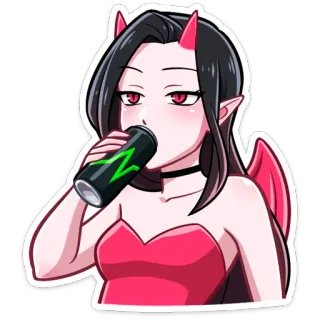 Дьявол и Дьяволица :: @stickroom telegram stickers