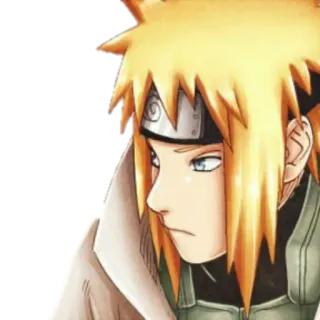 😕 Minato Namikaze Naruto Anime, Naruto, Minato, Hokage, Fulmine Giallo, Ninja telegram sticker