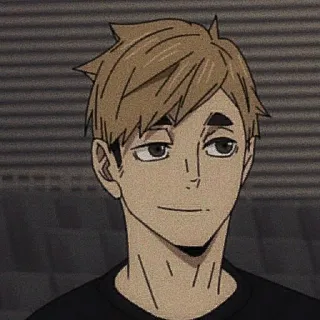 🥞 Atsumu Miya Haikyuu!! Anime, Haikyuu, Atsumu Miya, Siatkówka, Miya Atsumu telegram sticker