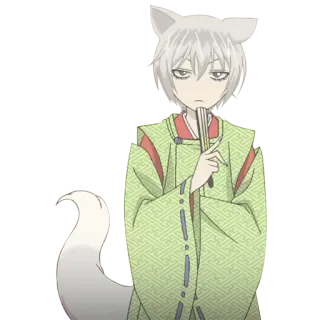 🤔 Tomoe Kamisama Kiss Anime, Volpe, Manga, Kamisama Kiss telegram sticker