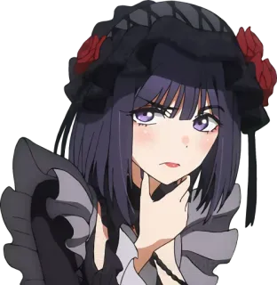 🤔 Marin Kitagawa My Dress-Up Darling Anime, Desenho animado, Marin Kitagawa, My Dress-Up Darling, Personagem, Fofo telegram sticker
