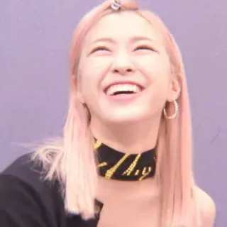 🪐 woman, portrait, pink hair, smiling, person, face whatsapp sticker
