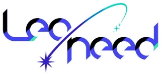 🌑 Leo/need logo, text, graphics, Leo/need whatsapp sticker