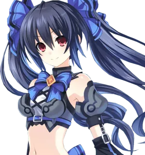 😄 Noire Hyperdimension Neptunia Anime, Video game, Waifu, Hyperdimension Neptunia, Noire, Karakter whatsapp sticker