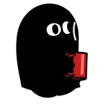 Complete blackness | @userStikerBot telegram stickers