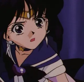 🌌 Sailor Saturn Sailor Moon anime, manga, sailor moon, sailor saturn telegram sticker