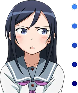 😑 Dziewczyna anime, Mundur szkolny, Słodka, Kreskówka, Kobieta, Postać telegram sticker