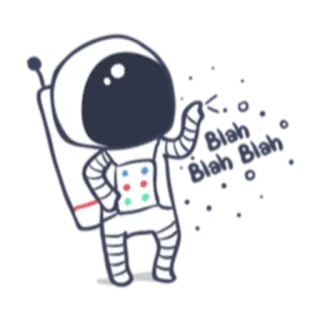 🗣 astronauta, espaço, espaço sideral, foguete, estrelas, universo telegram sticker