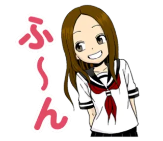 Karakai Jouzu no Takagi-san telegram stickers