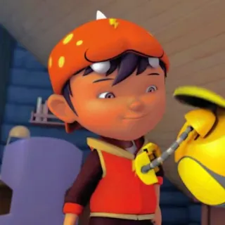 👤 Boboiboy dibujos animados, animado, personaje, superhéroe, Boboiboy whatsapp sticker