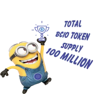 👋 Minion TOTAL
BCIO TOKEN
SUPPLY
100 MILLION มินเนี่ยน, คริปโต, โทเค็น BCIO, อุปทาน, สกุลเงินดิจิทัล, รางวัล, การ์ตูน telegram sticker