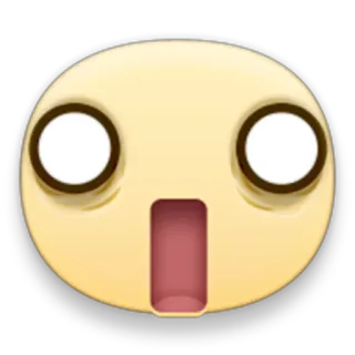 😱 Emoji, scioccato, faccia, sorpresa telegram sticker