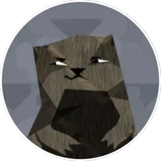 😘 gato, animal, pegatina, dibujo animado, geométrico, peludo, ilustración telegram sticker