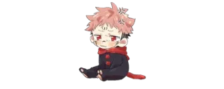 ✨ Ryomen Sukuna Jujutsu Kaisen Anime, Manga, Chibi, Fanart, Dämon telegram sticker