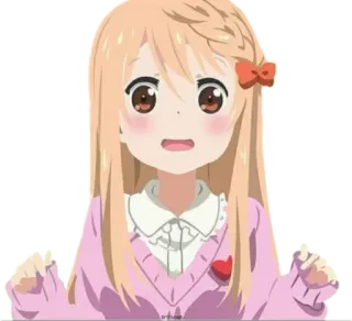 😍 Аниме, Мультфильм, Девушка, Милая, Персонаж, Каваий telegram sticker