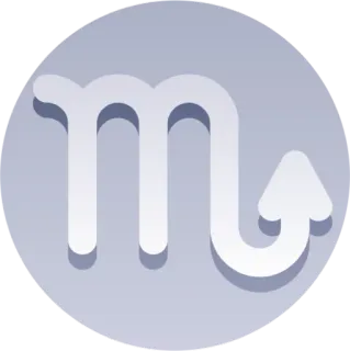 ♏ Schorpioen, sterrenbeeld, astrologie, teken telegram sticker