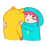 Pretty Friends telegram stickers