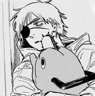 🐚 Denji Chainsaw Man chainsaw man, anime, manga, denji telegram sticker
