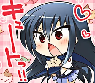 😳 キュート!! Anime, Niedlich, Mädchen, Kawaii, Manga, Charakter whatsapp sticker