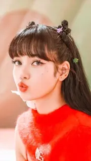 🌟 Lisa kpop, chanteur, musique, idole, lisa telegram sticker
