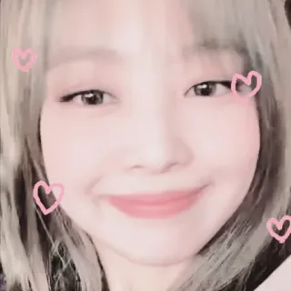 🐻 corações, fofo, mulher, pessoa, filtro, selfie telegram sticker