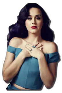 👸 Katy Perry ケイティ・ペリー, 歌手, ポップスター, セレブ, 女性, ポートレート telegram sticker