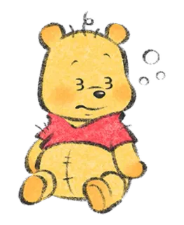 🧁 Winnie the Pooh 위니 더 푸, 만화, 귀여운, 디즈니, 곰, 아이 telegram sticker