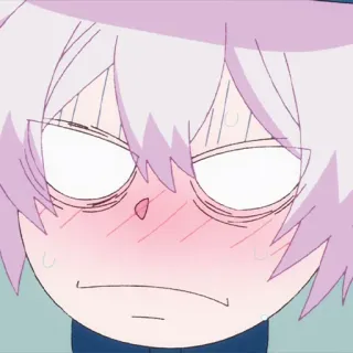 🧬 anime, cartoon, blush, sweat whatsapp sticker