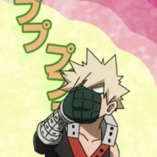 🖕 Bakugo Katsuki My Hero Academia Anime, My Hero Academia, Bakugo, Ledakan, Marah, Katsuki Bakugo telegram sticker