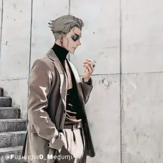 💠 Megumi Fushiguro @Fushiguro_Megumi Аниме, Косплей, Jujutsu Kaisen, Фушигуро, Мегуми telegram sticker
