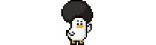 🕺 Pixel art, Pato, Afro, Gesto ofensivo telegram sticker