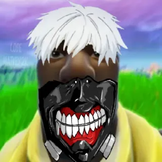 🤡 Ken Kaneki Tokyo Ghoul anime, manga, tokyo ghoul, ken kaneki, ghoul, mask telegram sticker