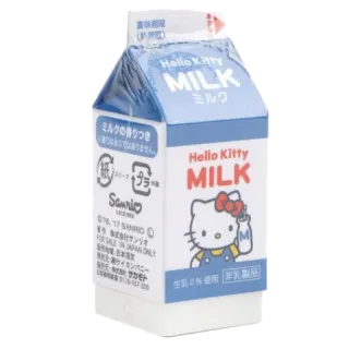🍼 Hello Kitty ミルクの香りつき
Hello Kitty MILK
ミルク
Hello Kitty MILK
生乳0%使用乳製品 latte, Hello Kitty, Sanrio, giapponese, bevanda, bibita, kawaii telegram sticker