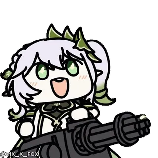 🔫 Nahida Genshin Impact whatsapp sticker