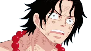😨 Ace One Piece Anime, One Piece, Ace, Manga, Personaggio telegram sticker