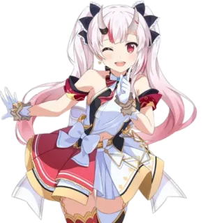 ☺️ animé, kawaii, vtuber, mignon, dessin animé, fille, illustration telegram sticker