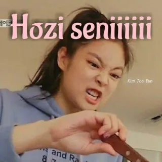😡 Hozi seniiiiii смешной, женщина, злая, кухня, готовка telegram sticker