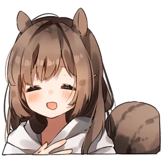 😄 アニメ, 女の子, 可愛い, ちびキャラ, ステッカー telegram sticker
