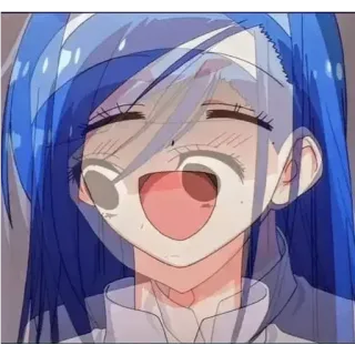 😄 anime, cartoon, happy, girl, cute telegram sticker