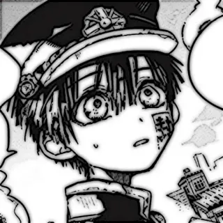 🔭 Hanako Toilet-bound Hanako-kun Anime, Manga, Hanako, TBHK, Toilet-bound Hanako-kun, Personnage, Japonais telegram sticker