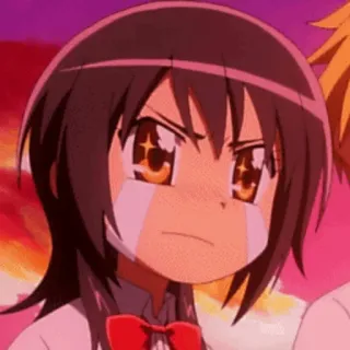 🎀 Misaki Ayuzawa Kaichou wa Maid-sama! Anime, Mädchen, Maid, Wütend, Süß, Weiblich, Schuluniform telegram sticker