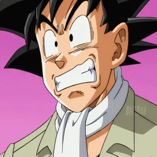 😖 Goku Dragon Ball Anime, Goku, Dragon Ball, Dessin animé, Drôle, Expression telegram sticker