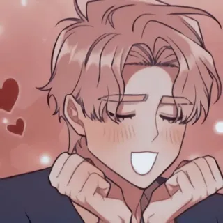 💫 cartoon, anime, love, romantic, heart, cute, happy telegram sticker