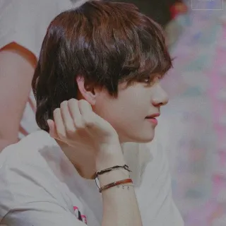 👽 V kpop, ídolo, cantante, música, retrato whatsapp sticker