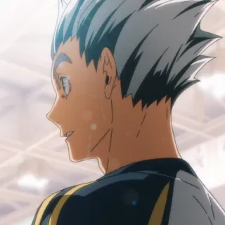 🎭 Bokuto Koutaro Haikyuu!! anime, character, haikyuu, bokuto koutaro, volleyball telegram sticker