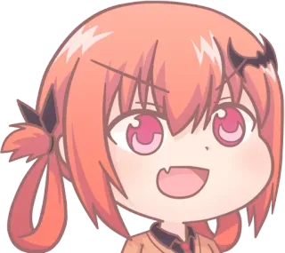 😃 Satania Gabriel Dropout Anime, Manga, Satania, Gabriel Dropout, Carino, Chibi telegram sticker