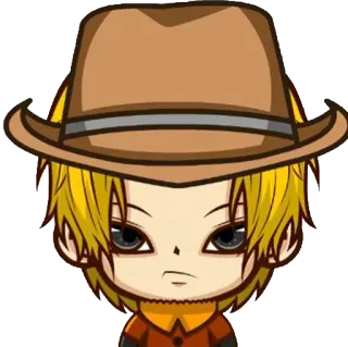 😄 การ์ตูน, ตัวละคร, หมวก, อนิเมะ, มังงะ telegram sticker